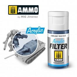 AMMO 0807 Acrylic Filter: French Blue