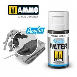 AMMO 0802 Acrylic Filter: Night Black