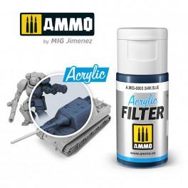 AMMO 0803 Acrylic Filter: Dark Blue