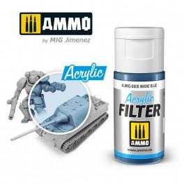 AMMO 0808 Acrylic Filter: Marine Blue