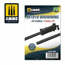 AMMO 8097 1/35 M1919 Browning. 30 Cal