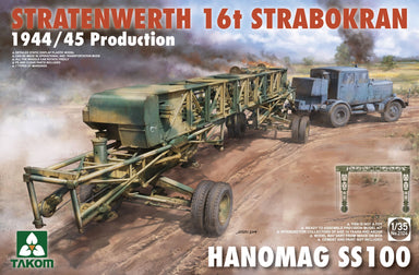 Takom 2124 1/35 Stratenwerth 16t Strabokran 1944/45 + Hanomag