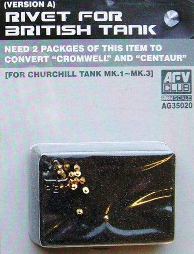 Rivets for british Tank Churchill Mk.1-3 (A Type)