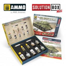 AMMO by Mig Solution Box MINI - 4BO Russian Green Vehicles