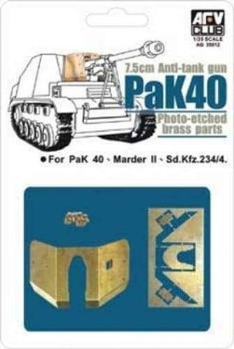 7,5cm Anti-tank gun PaK 40 Pressed Brass Shield