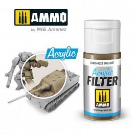 AMMO 0828 Acrylic Filter: Sand Grey