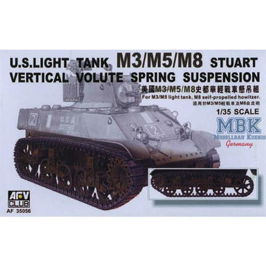 M3 STUART LIGHT TANK VERTICAL VOLUTE SPRING SUSPENSION