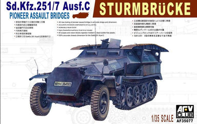 GERMAN Sd.Kfz.251/7 Ausf.C HALF-TRACK  WITH STURMBRÜCKE