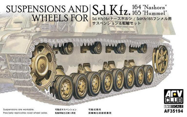 SUSPENSIONS AND WHEELS FOR Sd.Kfz.164 NASHORN / HUMMEL