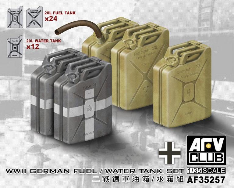 WWII GERMAN FUEL / WATER TANK SET