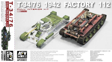 1/35 AFV Club T-34/76 1942 Fatory 112 Full Interior Kit