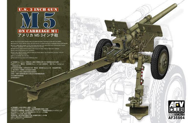 1/35 AFV Club US M5 3inch Gun on Carriage M1