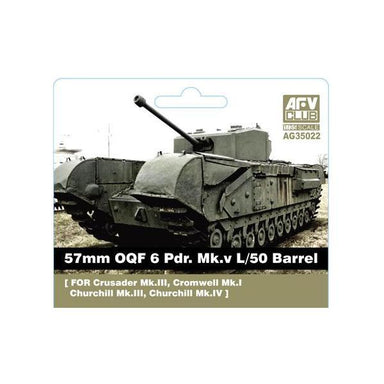 57mm OQF 6 Pdr. Mk.v L/50 Barrel