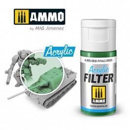 AMMO 0826 Acrylic Filter: Phthalo Green