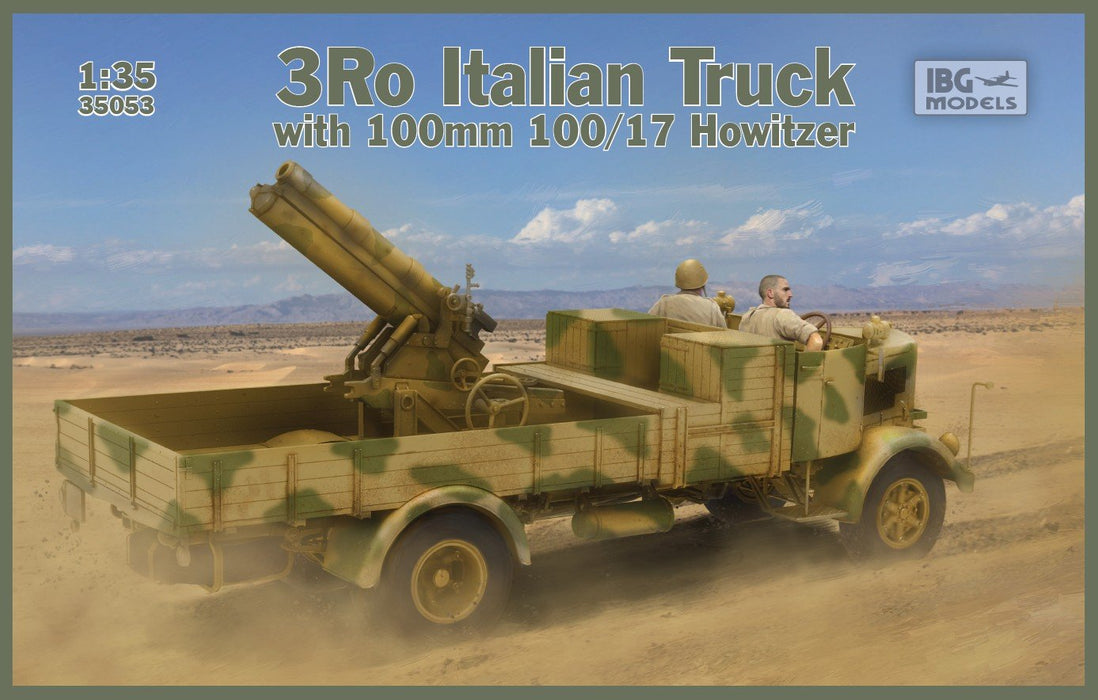 1/35 IBG  3Ro Italian Truck w/ 100/17 100mm Howitzer