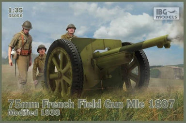 1/35 IBG 75mm French Field GFun Mle1897-Mod1938