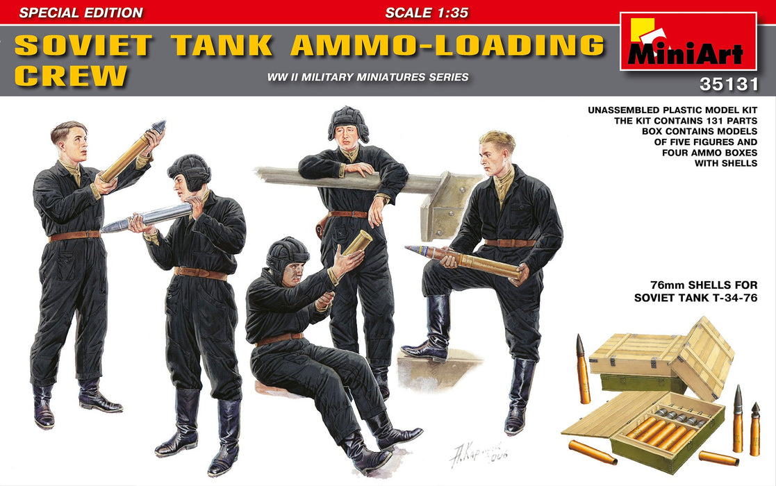 1/35 MiniArt Soviet Tank Ammo-Loading Crew Set- Special Edition