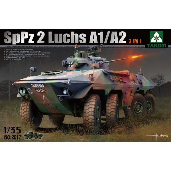 1/35 Takom Bundeswehr SpPz 2 Luchs A1/A2 2 in 1