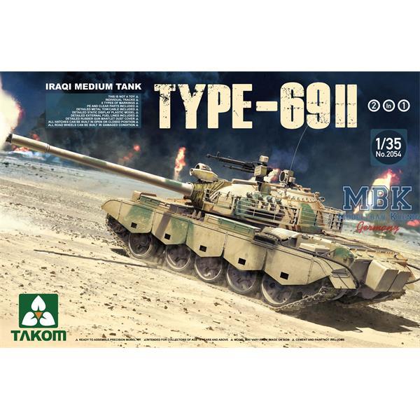 Takom 2054 1/35 Iraqi Medium Tank Type-69 II  2 in 1