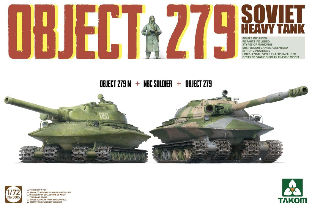 Takom 5005 1/72 Object 279 Object 279M + NBC Soldier + Object 279